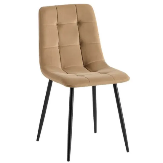 Scaun Avanti Ted New 20A17BLK-05, Dark Beige Velvet