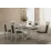 Masă pentru bucătărie Fabrik Home Elegance oval, 160x100 cm extensibilă, Alb