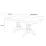 Masă pentru bucătărie Fabrik Home Elegance dreptunghiular, 160x100 cm extensibilă, Alb