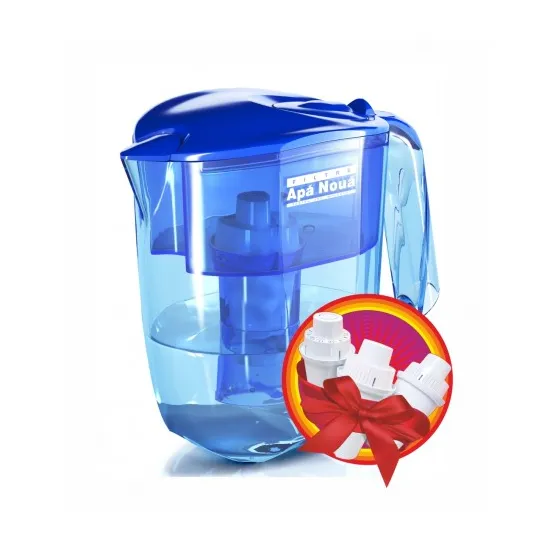 Cana filtranta 3,5 l Apă Nouă FF-SILVER AN cu 3 cartușe, Albastru deschis