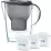Cana filtranta 2,4 l Brita Marella cu 3 cartușe, Negru