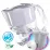 Cana filtranta 5 l Fito Filter FF Gigant PH+ cu 2 cartușe, Alb