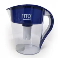 Cana filtranta 3 l Fito Filter Crystal PH+ cu 2 cartușe, Albastru