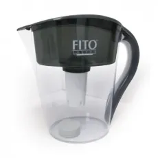 Cana filtranta 3 l Fito Filter FF Crystal PH+ cu 2 cartușe, Gri