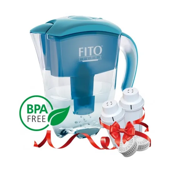 Cana filtranta 2,8 l Fito Filter FF Gold cu 2 cartușe, Albastru deschis