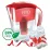 Cana filtranta 2,8 l Fito Filter FF Gold cu 2 cartușe, Roșu