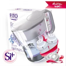 Cana filtranta 3 l Fito Filter FF Perla Si+ cu 2 cartușe, Alb