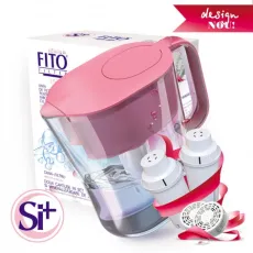 Cana filtranta 3 l Fito Filter FF Perla Si+ cu 2 cartușe, Roz