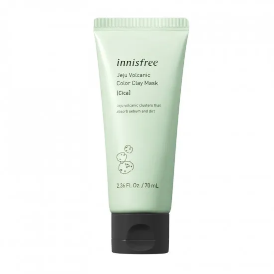 Innisfree Jeju Volcanic clay color clay mask Cica - Jeju mască calmantă cu zgură vulcanică