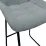 Стул Decoprim Nicole CFS Hoker LB, Blue Soro-34/Black Legs