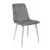 Scaun Decoprim DC-90P, N20 Catifea Dark Grey/White Legs