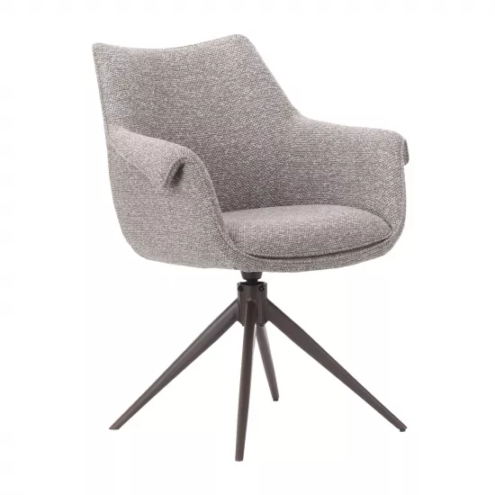 Scaun Decoprim Mavia MIH-D510B, Grey Royal Boucle Mushroom