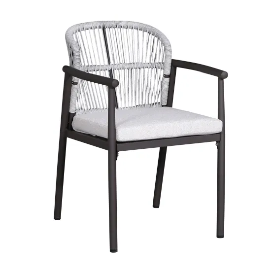 Scaun Decoprim Luzia, Grey/Dark Brown Legs