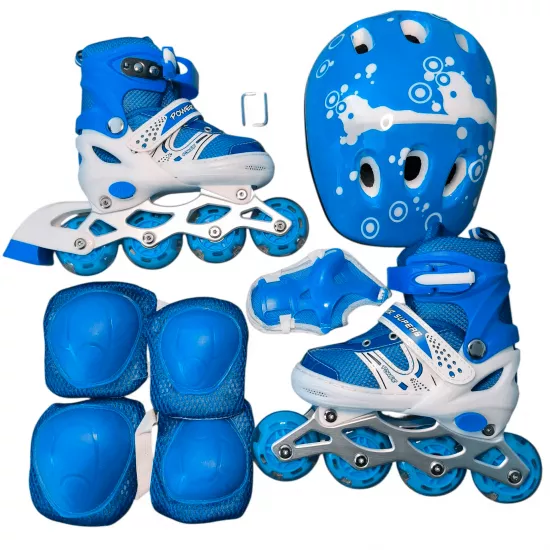 Роликовые коньки Intex 963 M Blue (35-38)