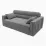 Canapea dreaptă Art Lux Lumy P3L1, 195x95cm