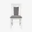 Set de mobilă Eva HV-33V White + 12 DEPPA R White/NV-10WP Grey