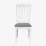 Set de mobilă Eva HV-33V White + 12 Wenyi White/NV-10WP Grey