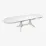 Set de mobilă Eva HV-33V White + 6 Gloria White/NV-10WP Grey