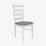 Set de mobilă Eva HV-33V White + 6 Gloria White/NV-10WP Grey