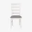 Set de mobilă Eva HV-33V White + 6 Gloria White/NV-10WP Grey