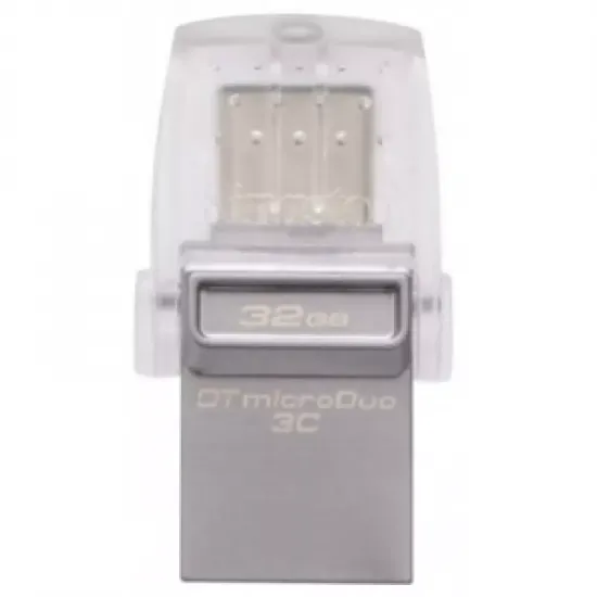 USB накопитель Kingston DataTraveler microDuo 3C, 32 ГБ, Silver (DTDUO3C/32GB)