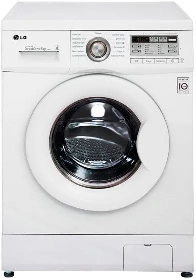 Maşină de spalat LG F10B8ND, White, 6 Kg