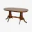 Set de mobilă Eva HV-24V Burnish oak + 6 GLORIA Burnish oak/Ekea12 Dark Brown
