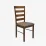 Set de mobilă Eva HV-27V Burnish oak + 4 GLORIA Burnish oak/Ekea12 Dark Brown