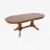 Set de sufragerie Eva HV-33V Burnish oak + 6 GLORIA Burnish oak/Ekea12 Dark Brown