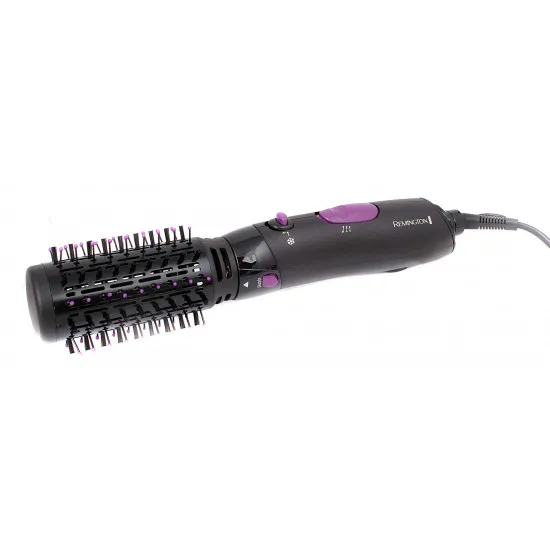 Uscător de păr-perie Remington AS7055, 800 W, Black/Purple