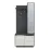 Antreu Yasen Geneva, 90x40x206.5 cm, Grafit Gri/Stejar Kraft Alb