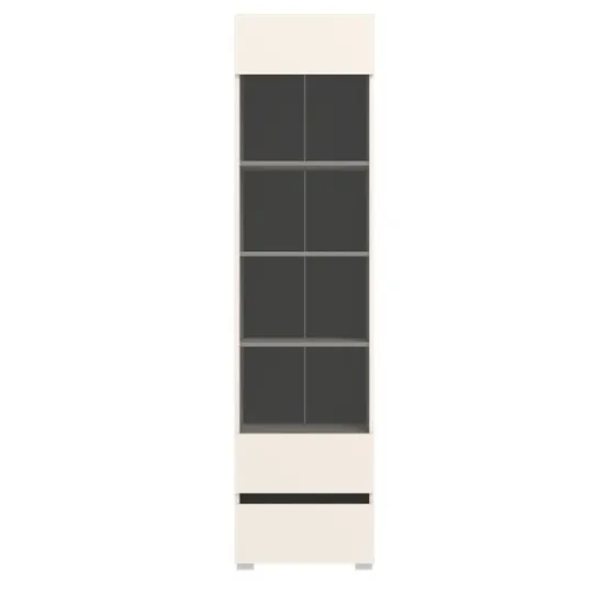 Vitrina Yasen London REG1W1S (50 cm), Cashmere/Antracit