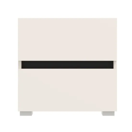 Noptieră Yasen London 2S, 50x38x49 cm, Cashmere/Antracit