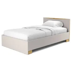 Кровать Yasen Лео 1200, 120 x 200 см, кашемир/дуб артизан