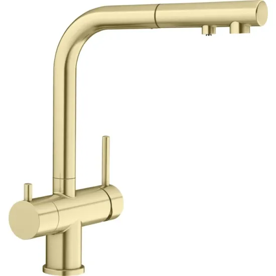 Baterie bucătărie Blanco Fontas-S II, Satin Gold (526694)