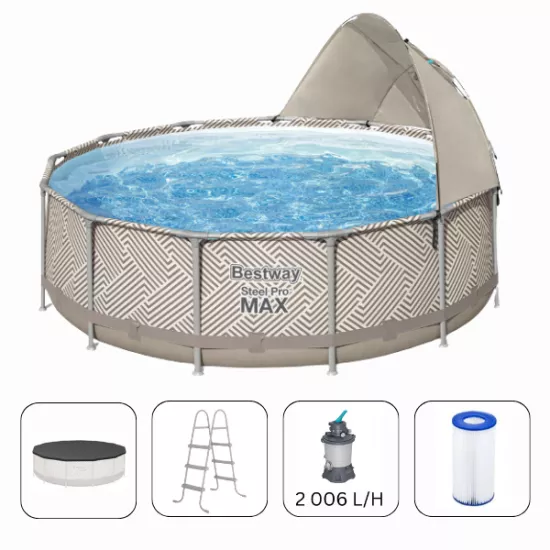 Бассейн каркасный Bestway Steel Pro MAX 561FY, 396x107 см, 11133 Л