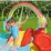 Centrul de joc gonflabil Bestway Disney Sirena 91097, 221x193x117 cm, 160 l, de la 2 ani