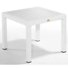 Стол садовый Mobiland Rattan, 90x90 см, Белый