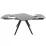 Стол обеденный Fabrik Home Vigo, 120x80 см раскладной, Black Galaxy Matt