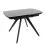 Стол обеденный Fabrik Home Vigo, 120x80 см раскладной, Black Galaxy Matt