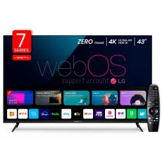 Televizor 43" Vesta WU4375AAD + LG Magic Remote, 3840x2160 4K UHD, Licensed WebOS, Negru