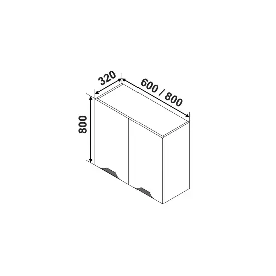 Modul superior Ambianta Gloria MS4 800 scurgator, Crem