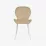 Scaun Eva YTC-064Wh, UF910-01 Light beige/White