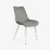 Scaun Eva YTC-055 Wh, BLU-13 Light grey/White