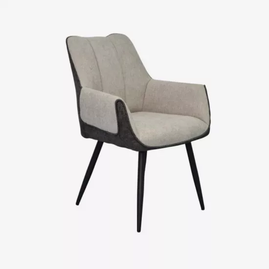 Стул Eva QT-227B, UF885-13 Light Grey/UF885-15 Dark Grey