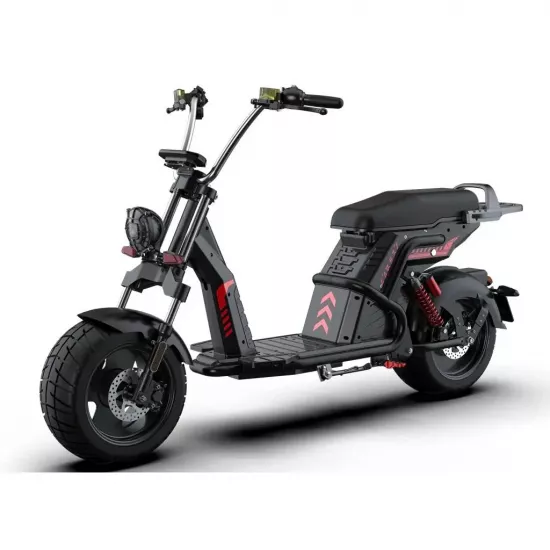 Электроскутер Citycoco TX-18, 3900 Вт, 40 Ач, Black/Red