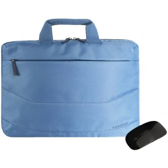 Сумка для ноутбука Tucano Idea + Mouse 15.6" Blue (BU-BIDEA-WM-Z)