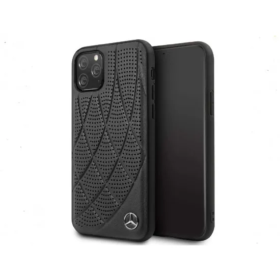 Husă CG Mobile Perforated Leatcher pentru Apple Iphone 11 Pro
