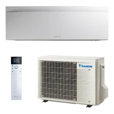 Aparat de aer condiționat Daikin Emura Inverter R32 Wi-Fi FTXJ25AW9/RXJ25A9, 9000 BTU, pana la 25 m², White