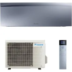 Aparat de aer condiționat Daikin Emura Inverter R32 Wi-Fi FTXJ25AS9/RXJ25A9, 9000 BTU, pana la 25 m², Silver